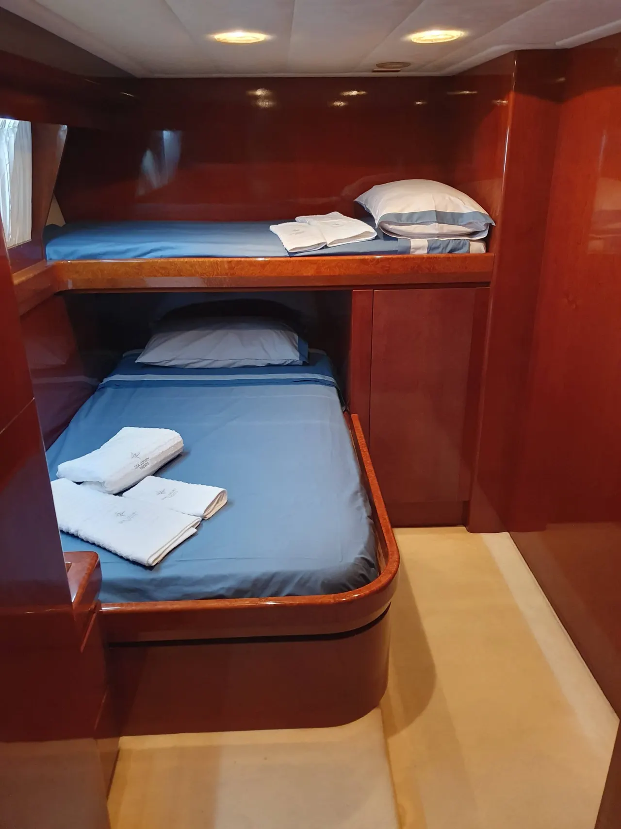 Brigitte — cabina con letti singoli